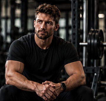 Illustrative personal trainer photograph; replace with Adam’s approved photo.