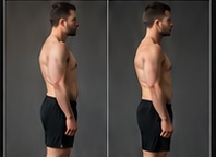 Illustrative fitness comparison — side view